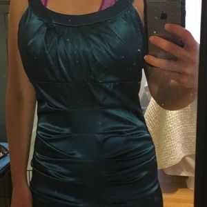 womens Sangria teal cocktail dress size 10 EUC
